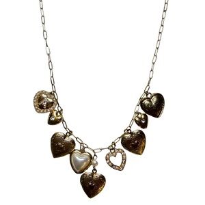 Urban Outfitters Gold Heart Charm Necklace